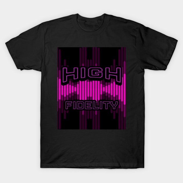 Hi Fi Purple T-Shirt by SartorisArt1